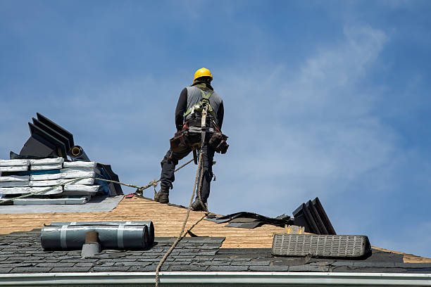 Professional Roof Installation technician working in Deepwater, MO